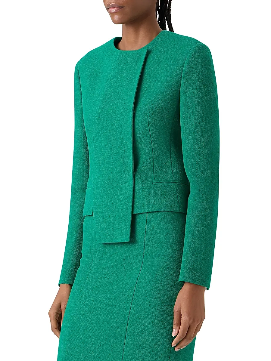 Akris Women's Emilio Wool Short Jacket | Thumbnail 4
