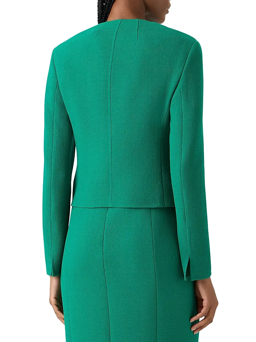 Akris Women's Emilio Wool Short Jacket | Thumbnail 5