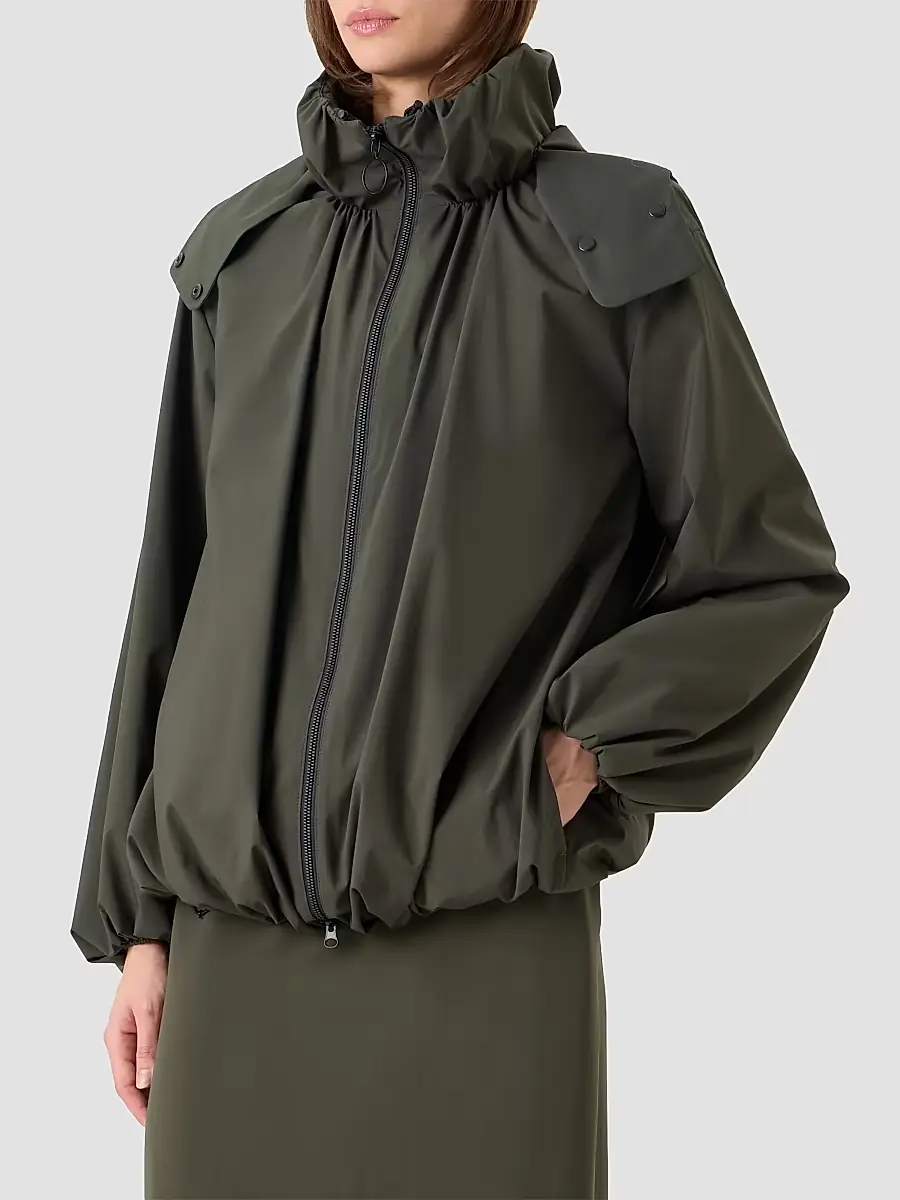Akris punto Women's Short Parachute Taffeta Parka | Thumbnail 6 Akris punto Women's Short Parachute Taffeta Parka | Thumbnail 6