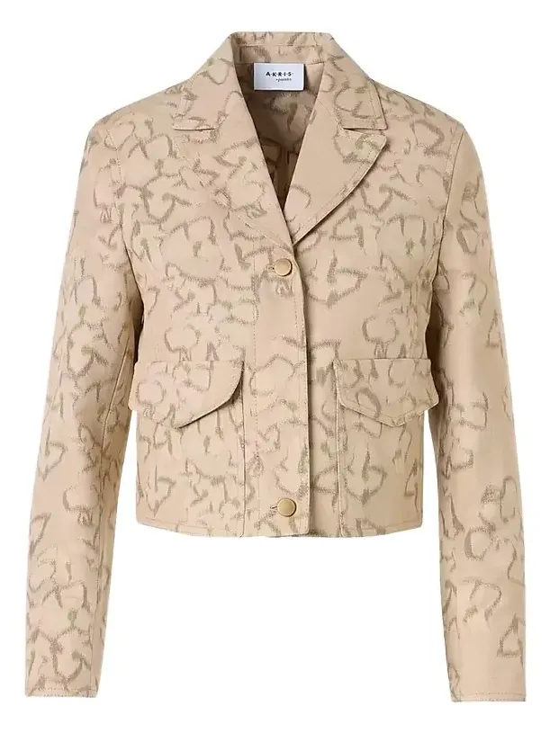 Women's Floral Print Canvas Jacket