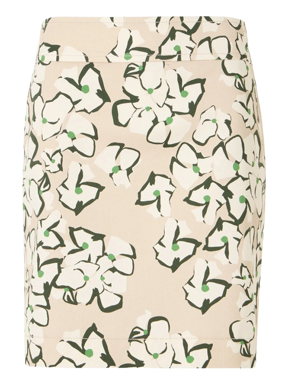 Women's Papercut Floral Denim Mini Skirt Women's Papercut Floral Denim Mini Skirt