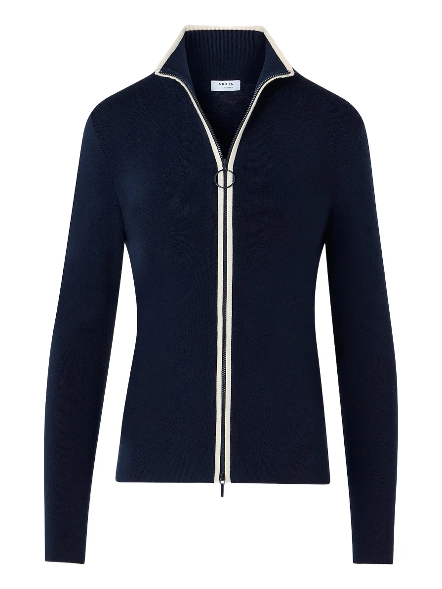 Women's Wool Zip-Front Cardigan Women's Wool Zip-Front Cardigan