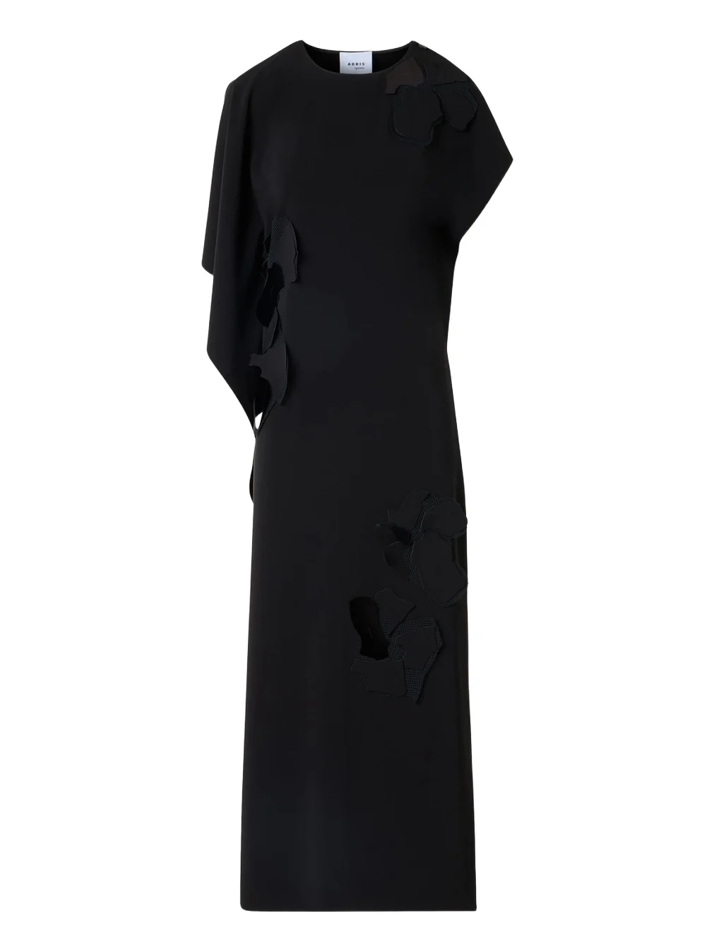 Women's Lasercut Crêpe Appliqué Midi Dress Women's Lasercut Crêpe Appliqué Midi Dress