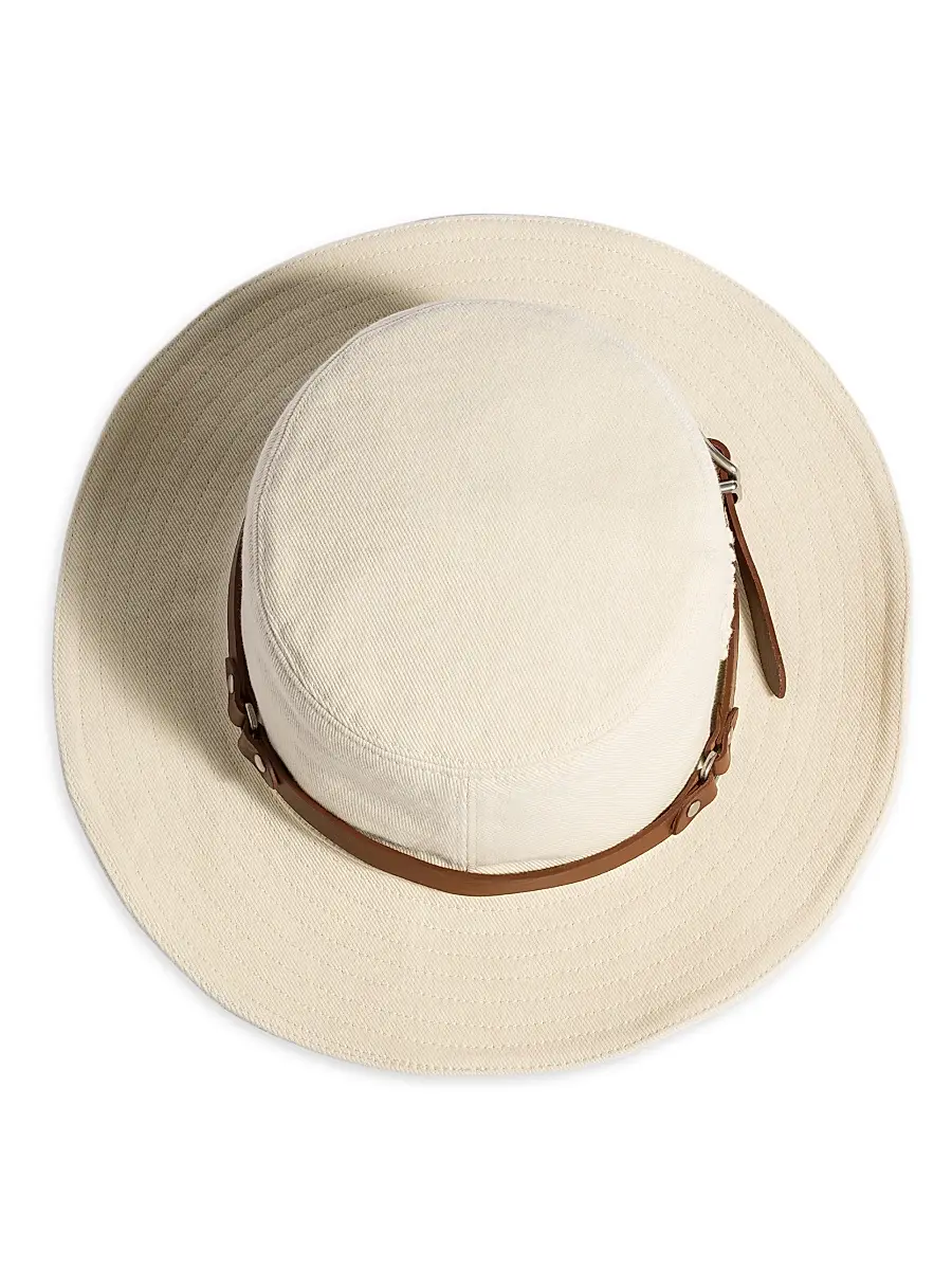 Miu Miu Women's Drill Hat | Thumbnail 2 Miu Miu Women's Drill Hat | Thumbnail 2