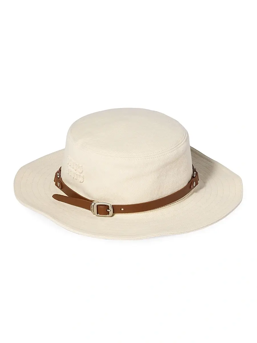 Miu Miu Women's Drill Hat | Image 1 Miu Miu Women's Drill Hat | Image 1