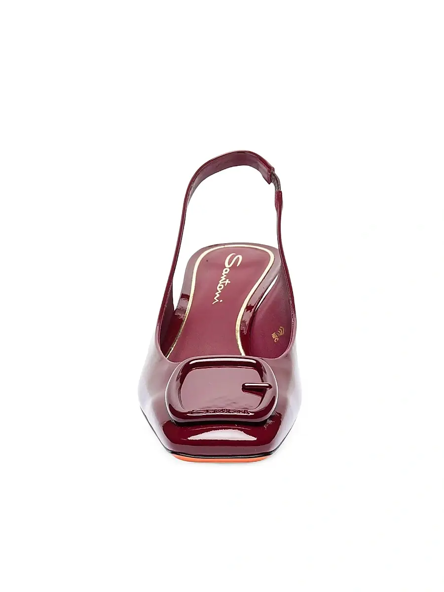 Santoni Women's 50MM Patent Leather Block-Heel Pumps | Thumbnail 3 Santoni Women's 50MM Patent Leather Block-Heel Pumps | Thumbnail 3