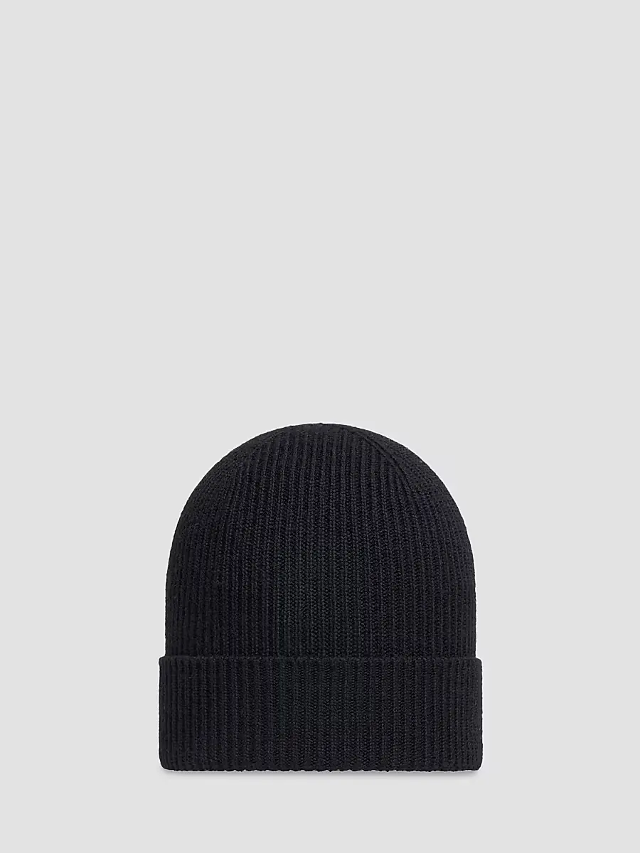 Moncler Men's Beanie Hat in Wool | Thumbnail 2 Moncler Men's Beanie Hat in Wool | Thumbnail 2