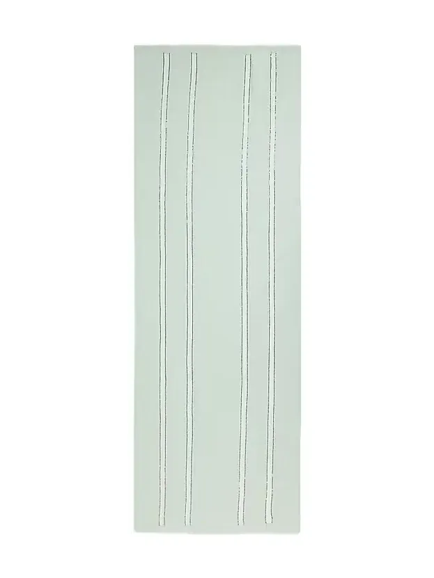 Women's Rhinestone-Striped Cashmere Scarf