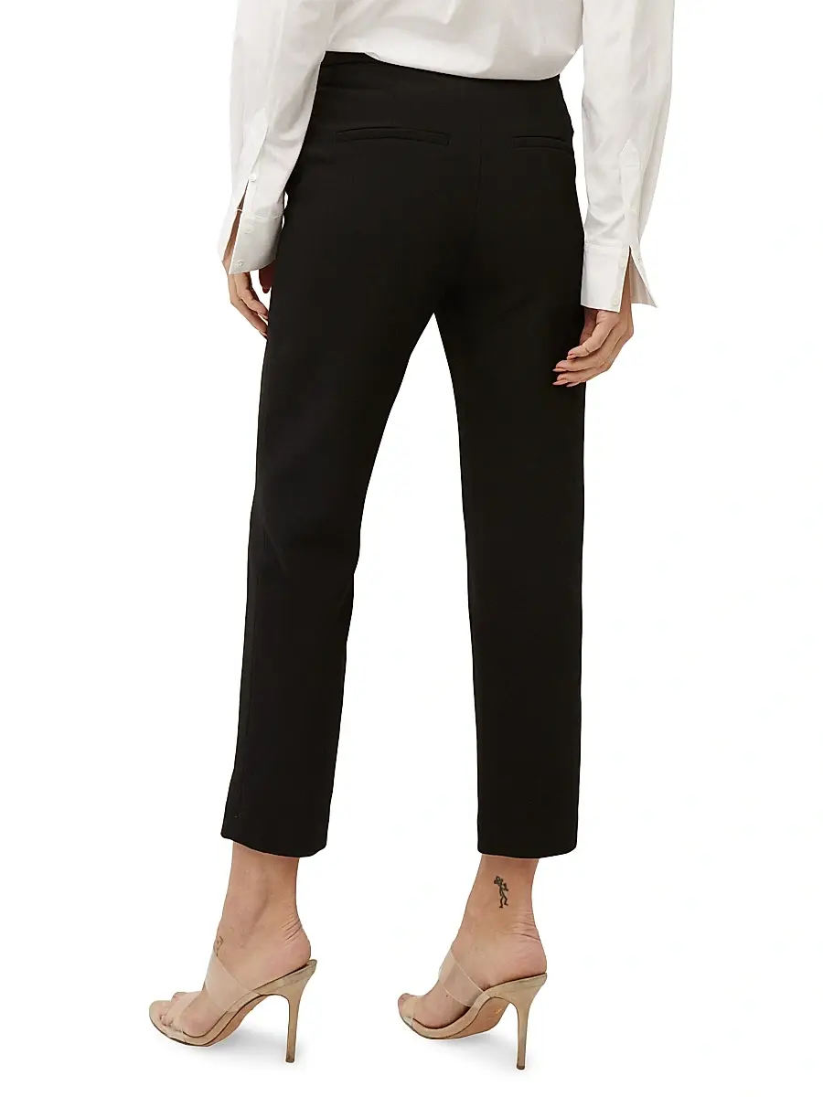 Veronica Beard Women's Renzo Straight-Leg Ankle-Crop Pants | Thumbnail 5 Veronica Beard Women's Renzo Straight-Leg Ankle-Crop Pants | Thumbnail 5
