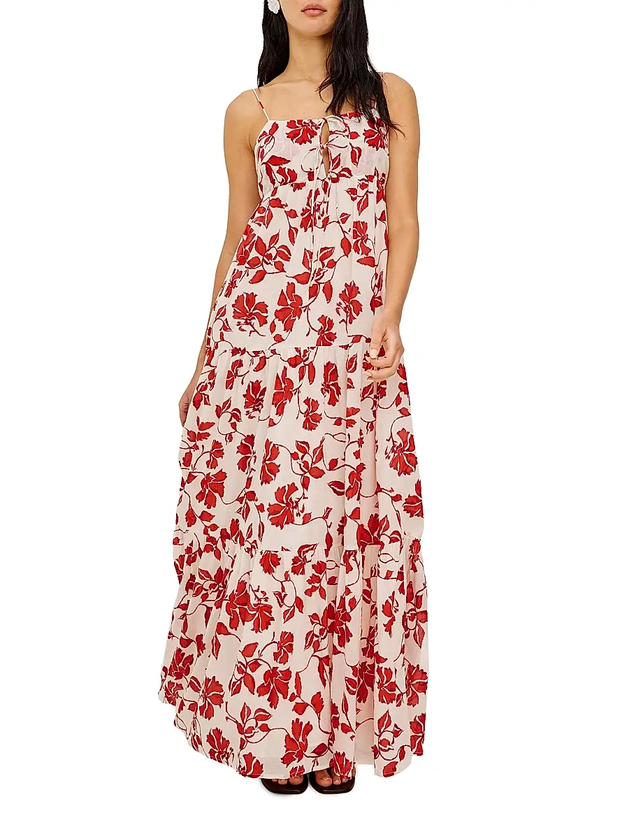 RAILS Women's Mica Jasmine Floral Cotton Maxi Dress | Thumbnail 3 RAILS Women's Mica Jasmine Floral Cotton Maxi Dress | Thumbnail 3