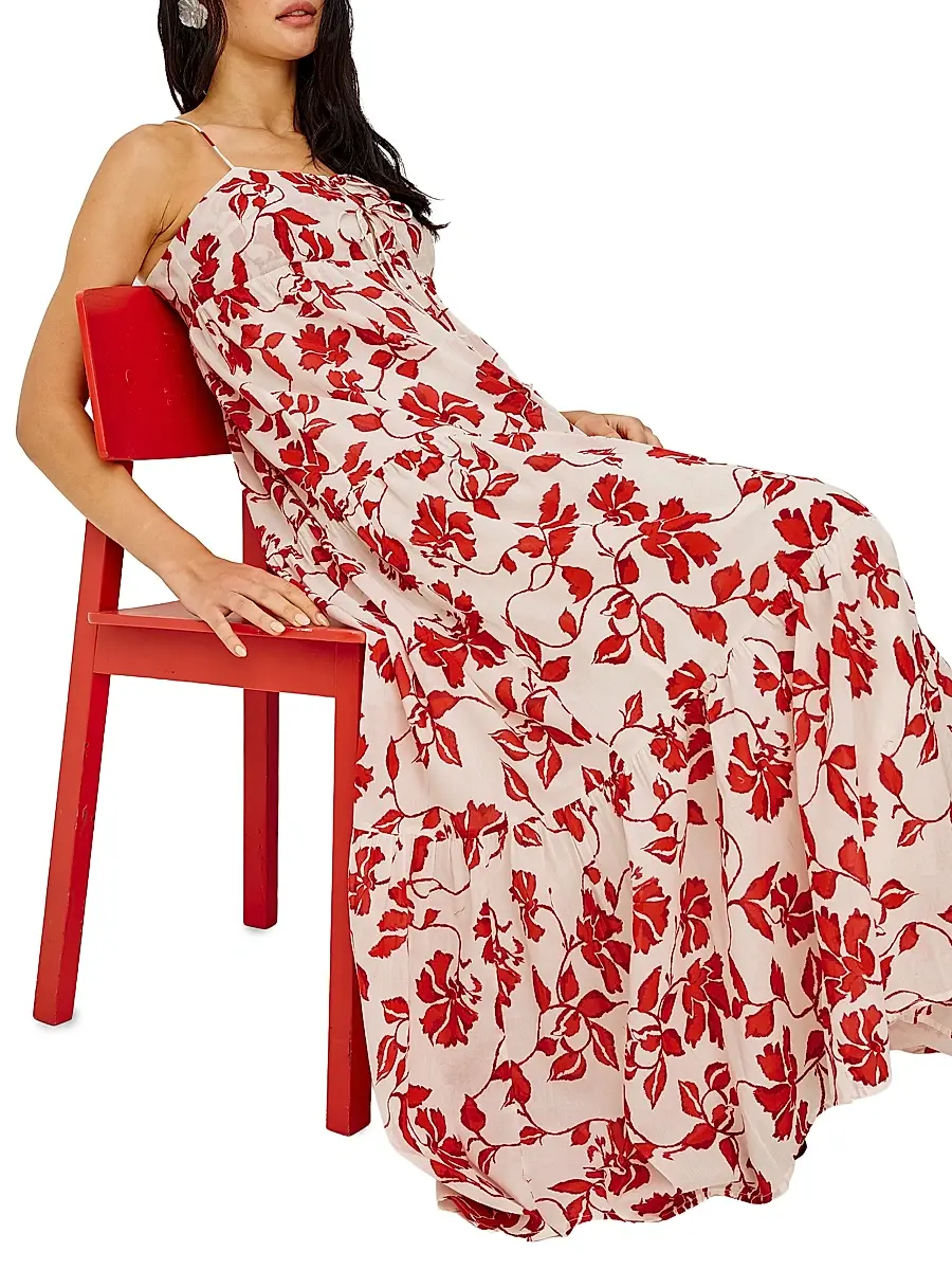 RAILS Women's Mica Jasmine Floral Cotton Maxi Dress | Thumbnail 6 RAILS Women's Mica Jasmine Floral Cotton Maxi Dress | Thumbnail 6
