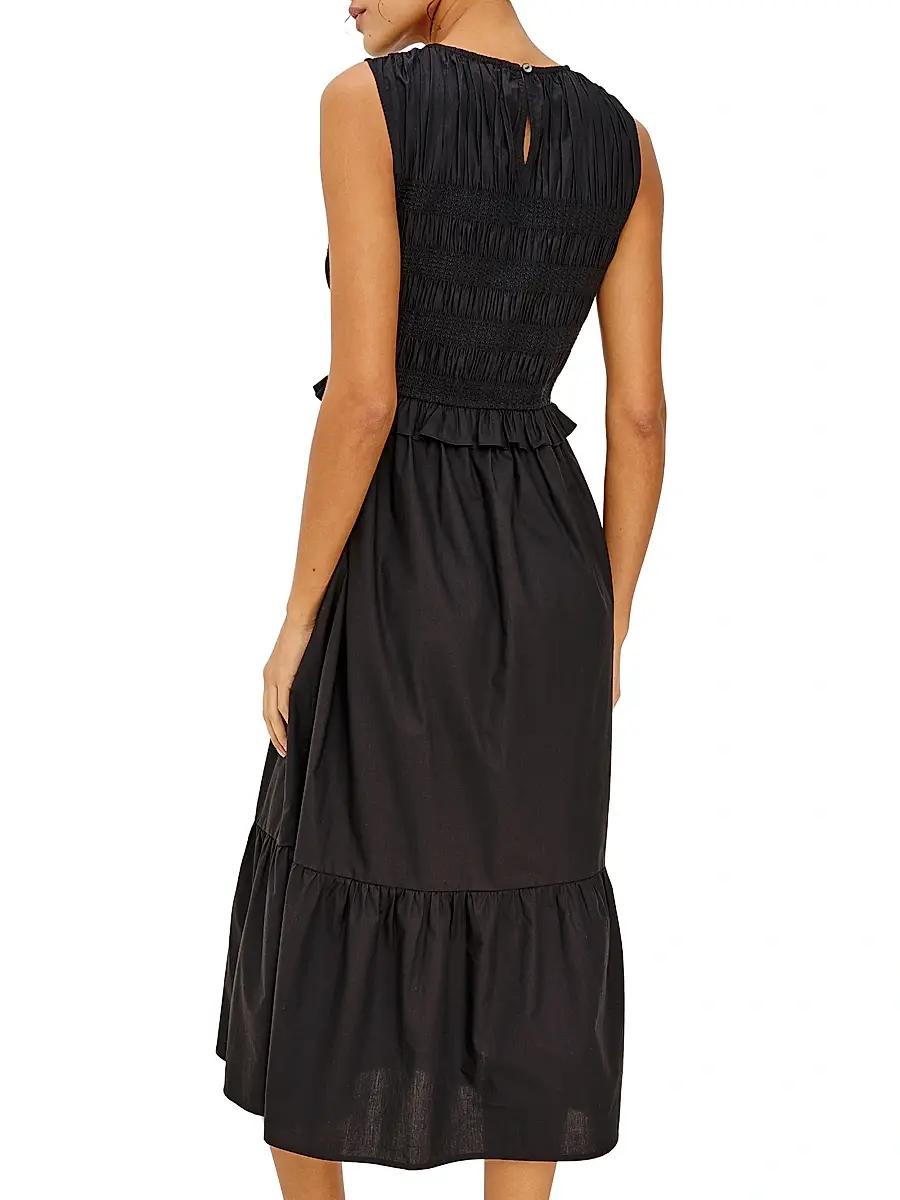 RAILS Women's Rialto Smocked Midi-Dress | Thumbnail 4