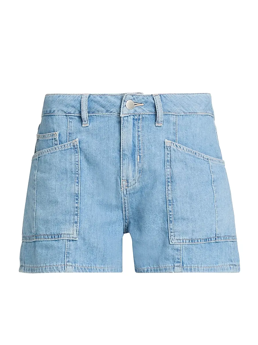 L'Agence Women's Kyra Cotton High-Rise Denim Shorts - Seattle - Size 32 | Image 1 L'Agence Women's Kyra Cotton High-Rise Denim Shorts - Seattle - Size 32 | Image 1