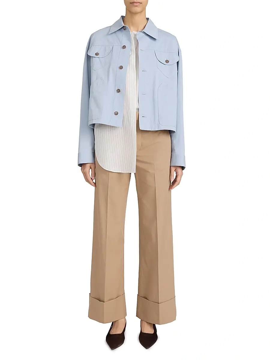 Frame Women's The Slim Palazzo Trousers | Thumbnail 2 Frame Women's The Slim Palazzo Trousers | Thumbnail 2