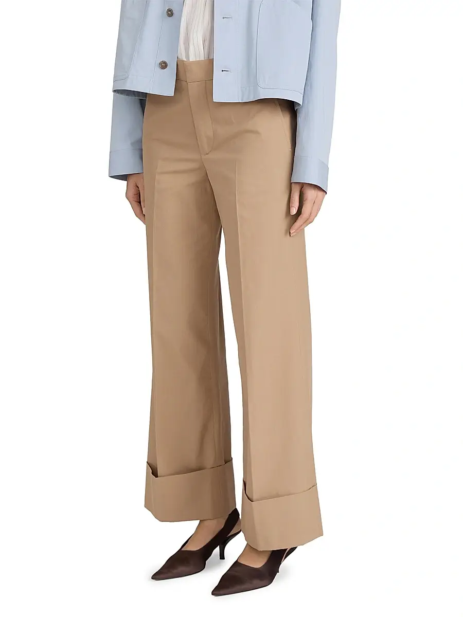 Frame Women's The Slim Palazzo Trousers | Thumbnail 3 Frame Women's The Slim Palazzo Trousers | Thumbnail 3