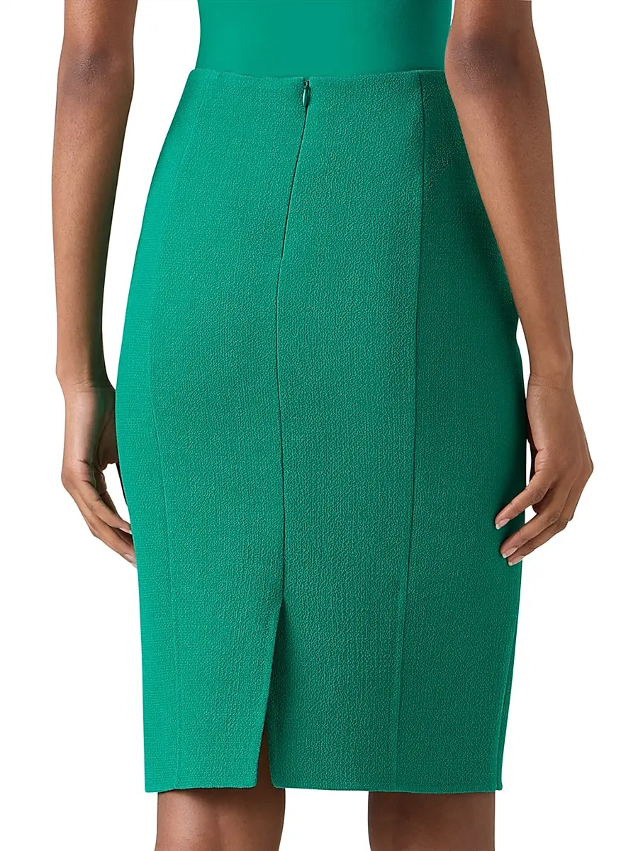Akris Women's Double-Face Crepe Wool Pencil Skirt | Thumbnail 5 Akris Women's Double-Face Crepe Wool Pencil Skirt | Thumbnail 5