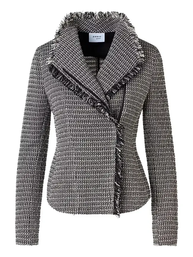 Women's Tweed Motobike Jacket