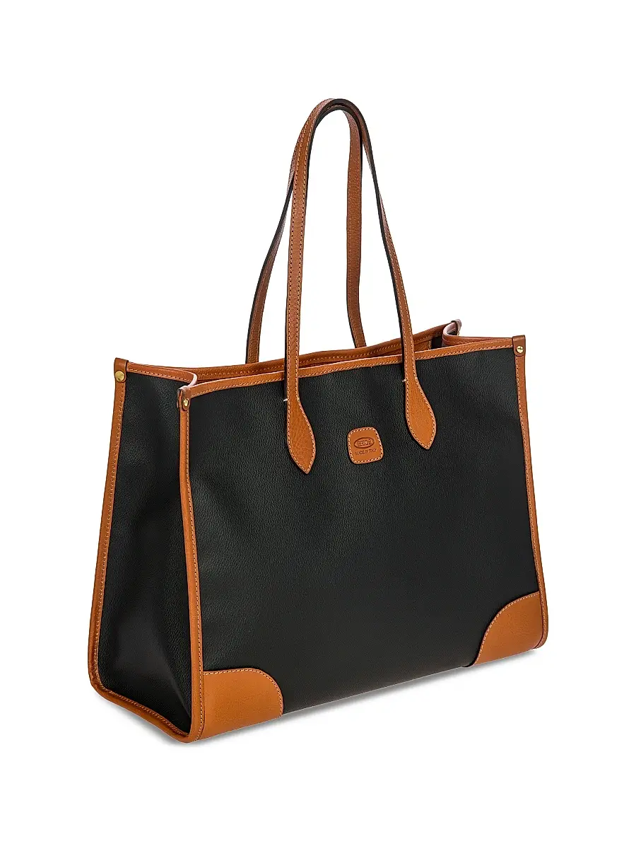 Bric's Men's Firenze Leather-Trim Tote Bag | Thumbnail 2 Bric's Men's Firenze Leather-Trim Tote Bag | Thumbnail 2