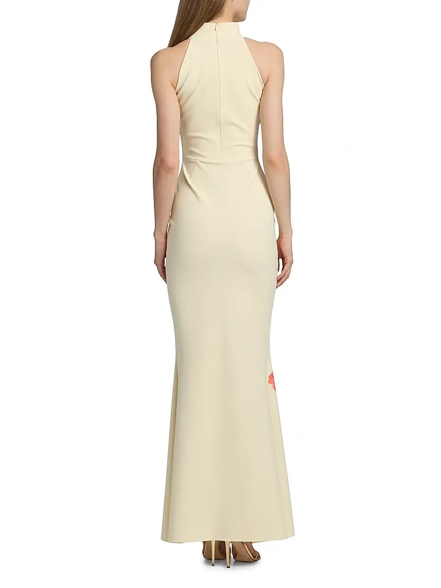 Chiara Boni La Petite Robe Women's Gudrum Peony Trumpet Gown | Thumbnail 5 Chiara Boni La Petite Robe Women's Gudrum Peony Trumpet Gown | Thumbnail 5