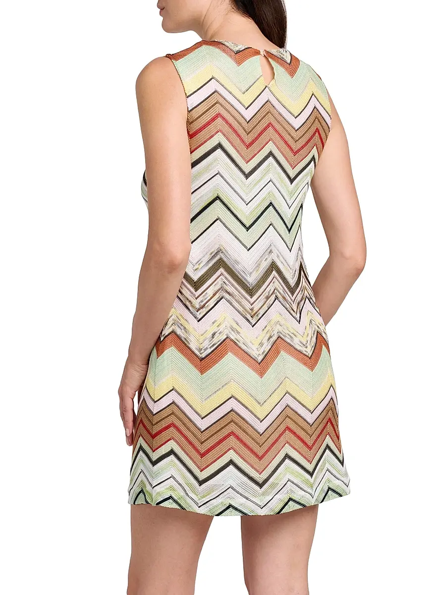 Missoni Women's Zigzag Shift Minidress | Thumbnail 5 Missoni Women's Zigzag Shift Minidress | Thumbnail 5