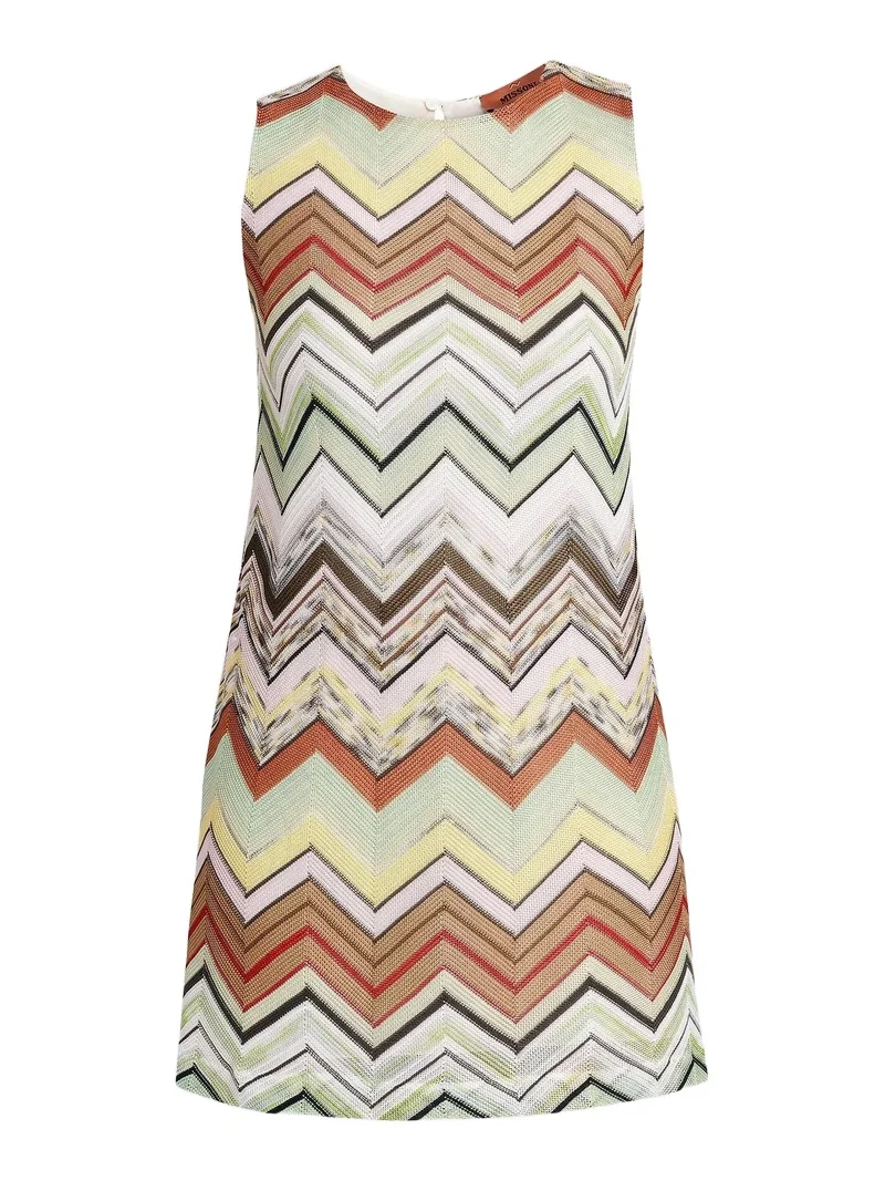 Women's Zigzag Shift Minidress