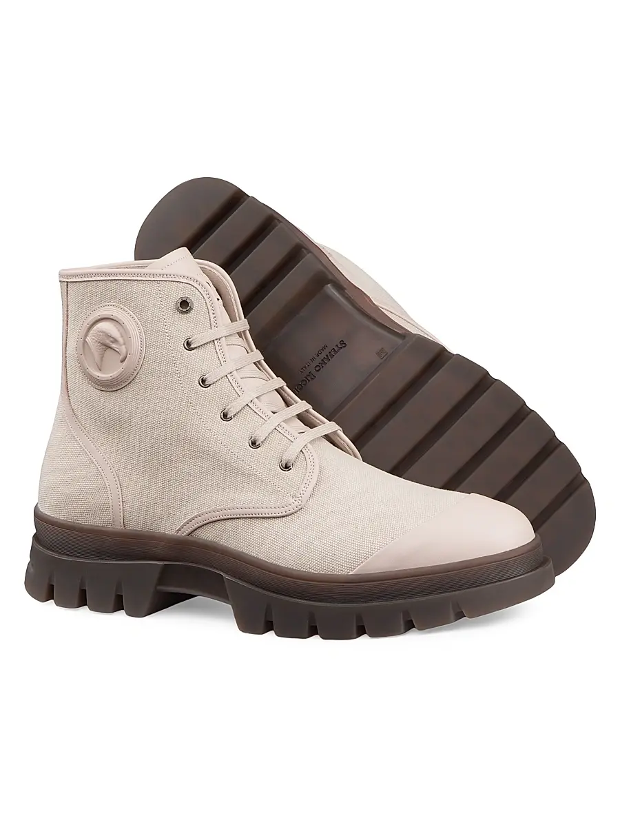 Stefano Ricci Men's Sophisticated Leather Ankle Boots | Thumbnail 4 Stefano Ricci Men's Sophisticated Leather Ankle Boots | Thumbnail 4