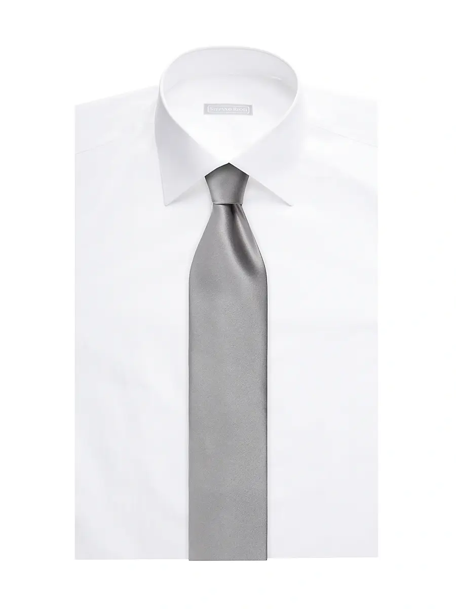 Stefano Ricci Men's Luxury Handmade Silk Tie | Thumbnail 2 Stefano Ricci Men's Luxury Handmade Silk Tie | Thumbnail 2
