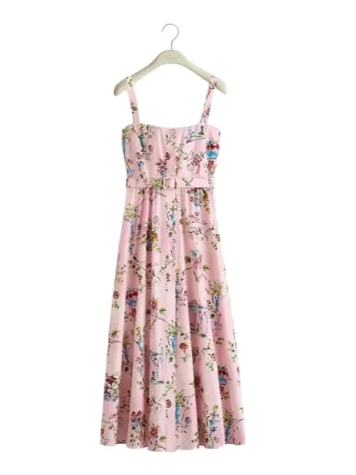 Dior Dioriviera Mid-Length Flared Dress