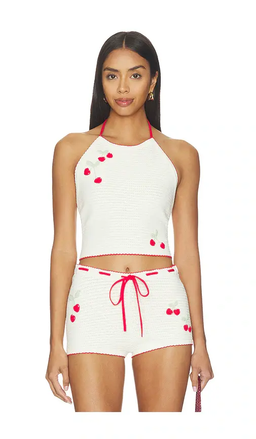 LoveShackFancy Avanyah Top | Image 1 LoveShackFancy Avanyah Top | Image 1