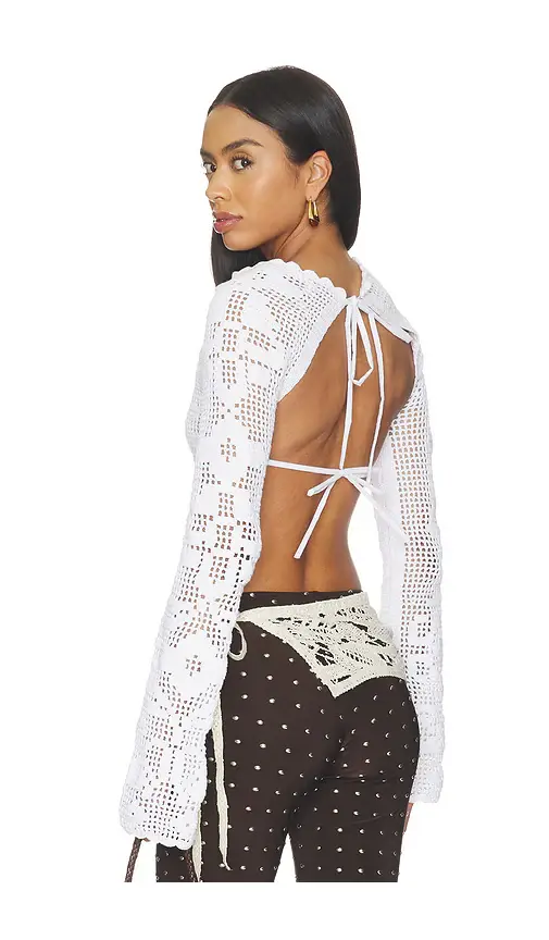 KETTEL ATELIER Talia Crochet Blouse | Thumbnail 3 KETTEL ATELIER Talia Crochet Blouse | Thumbnail 3