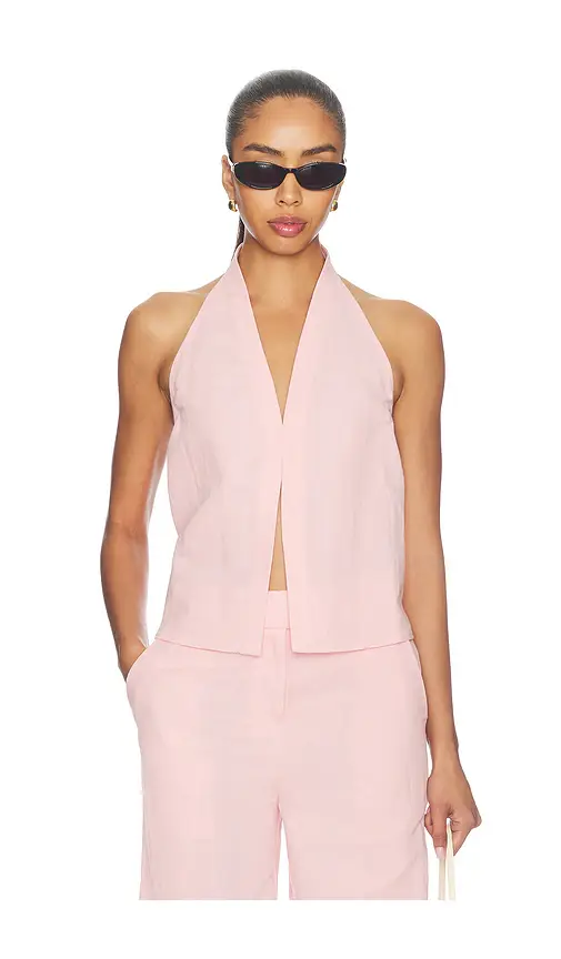 Lovers and Friends Sandra Linen Top | Image 1 Lovers and Friends Sandra Linen Top | Image 1