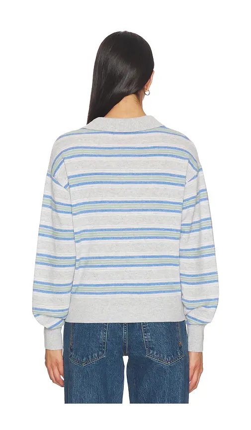 Guest In Residence Collegiate Stripe Polo | Thumbnail 3