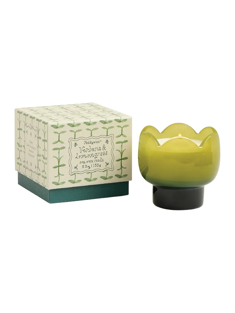 Paddywax Tulip Glass Candle