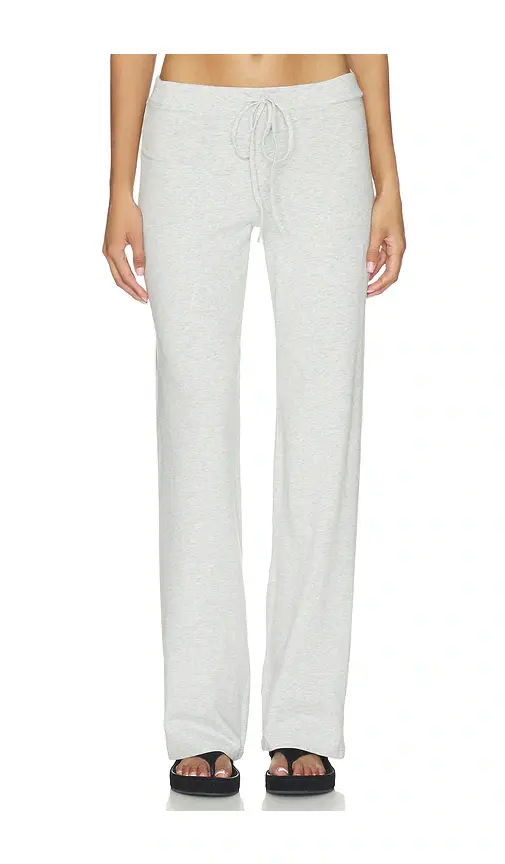 Skims Cotton Jersey Straight Leg Pant | Image 1 Skims Cotton Jersey Straight Leg Pant | Image 1