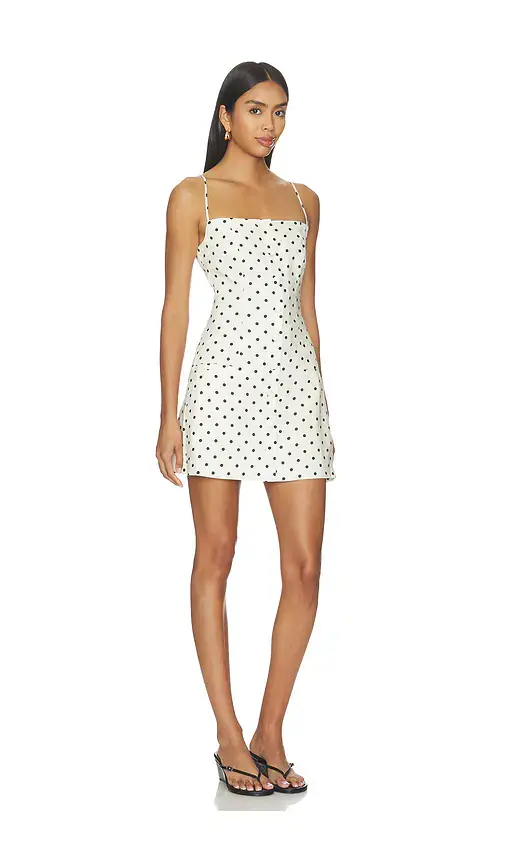 MAJORELLE Tori Linen Mini Dress | Thumbnail 2