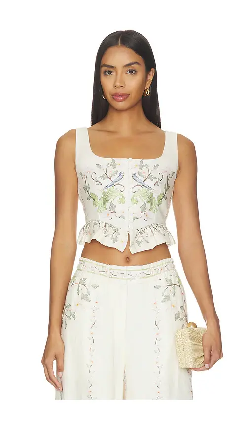 Agua by Agua Bendita Eslabon Anhelo Top | Image 1 Agua by Agua Bendita Eslabon Anhelo Top | Image 1