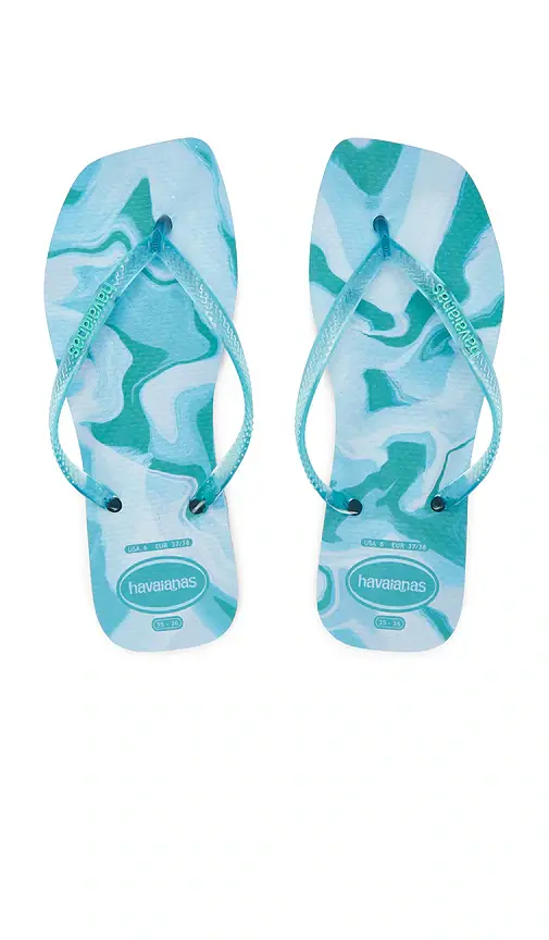 Havaianas Slim Square Jelly Sandal | Image 1 Havaianas Slim Square Jelly Sandal | Image 1