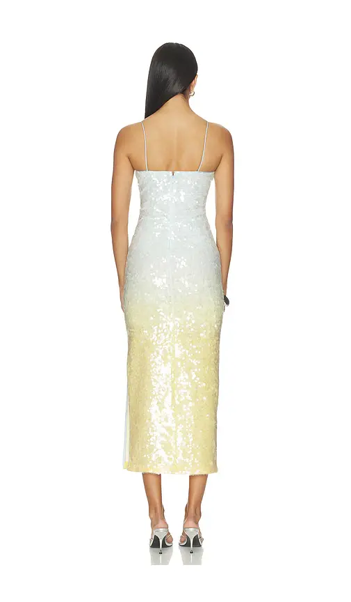Alice + Olivia Alice + Olivia Delora Sequin Strapless Midi Dress | Thumbnail 4 Alice + Olivia Alice + Olivia Delora Sequin Strapless Midi Dress | Thumbnail 4