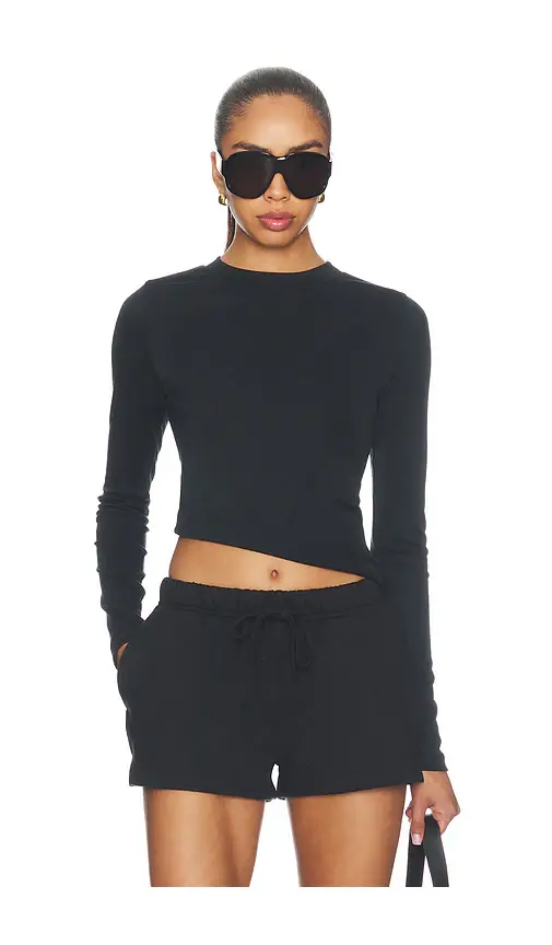 Fear of God Essentials Fitted Longsleeve Tee | Image 1 Fear of God Essentials Fitted Longsleeve Tee | Image 1