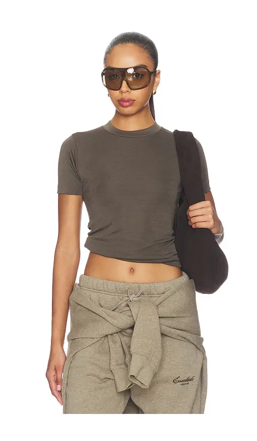 Fear of God Essentials Fitted Short Sleeve Tee | Image 1 Fear of God Essentials Fitted Short Sleeve Tee | Image 1
