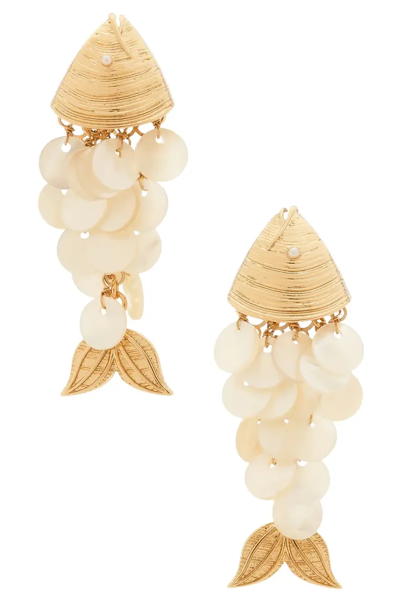 Ripple Effect Fish Earrings