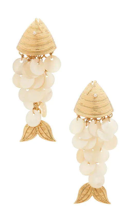 BaubleBar Ripple Effect Fish Earrings | Image 1 BaubleBar Ripple Effect Fish Earrings | Image 1