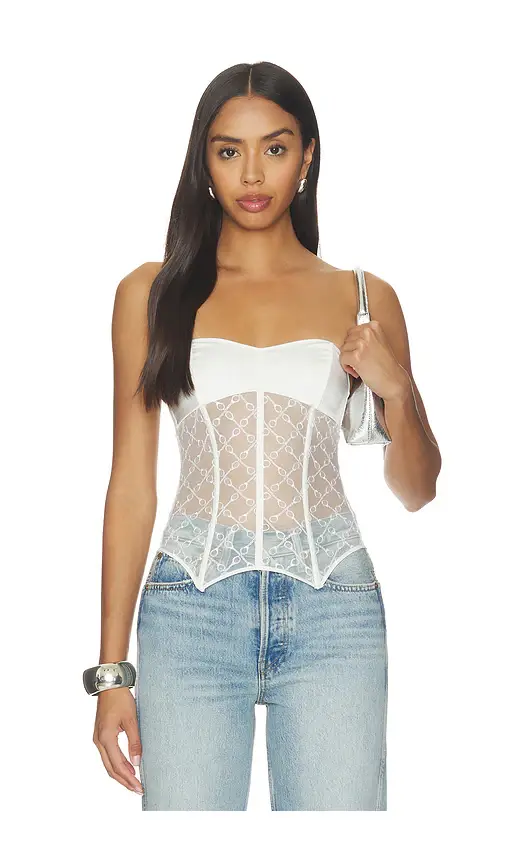 Kiki de Montparnasse Handcuff Bustier Top | Image 1 Kiki de Montparnasse Handcuff Bustier Top | Image 1