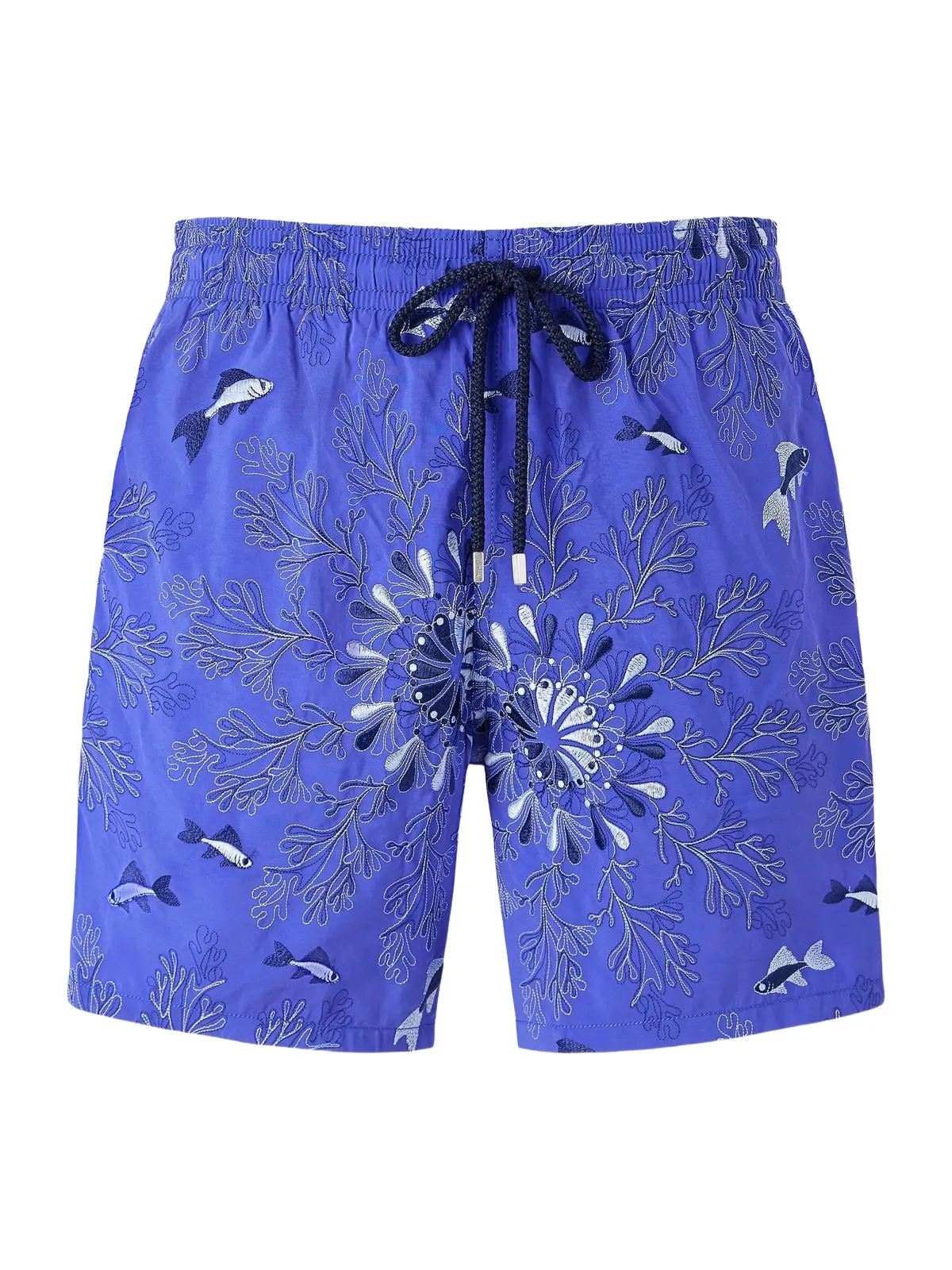 Mistral Straight-Leg Mid-Length Embroidered Swim Shorts - Men Mistral Straight-Leg Mid-Length Embroidered Swim Shorts - Men