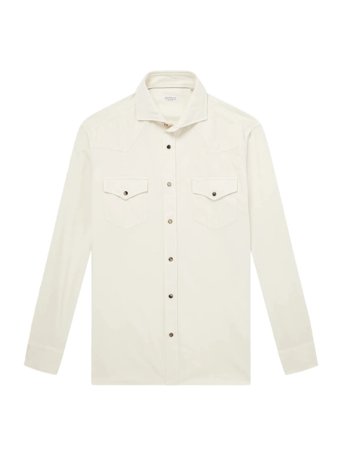 Cutaway-Collar Cotton-Corduroy Western Shirt - Men