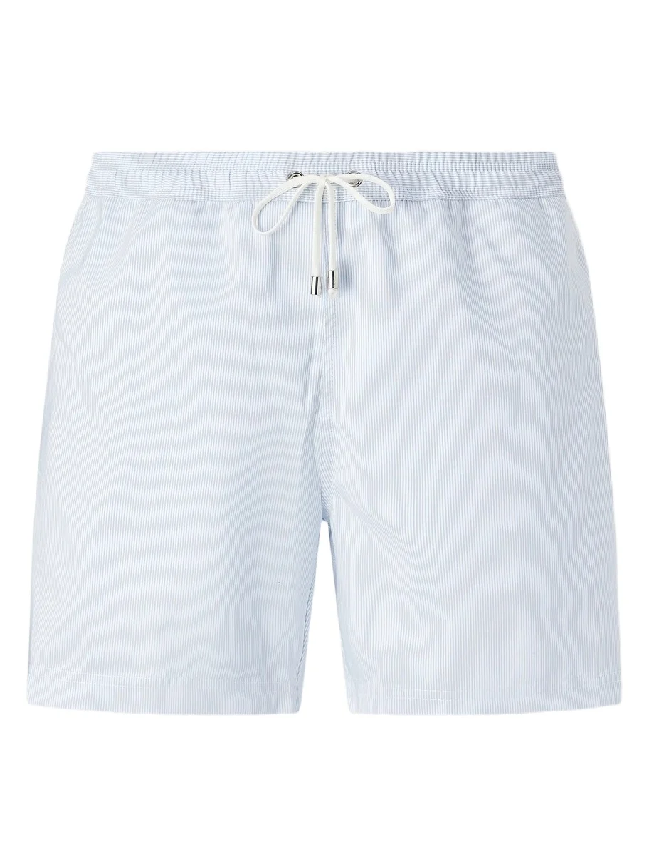 Straight-Leg Mid-Length SEAQUAL® Swim Shorts - Men Straight-Leg Mid-Length SEAQUAL® Swim Shorts - Men