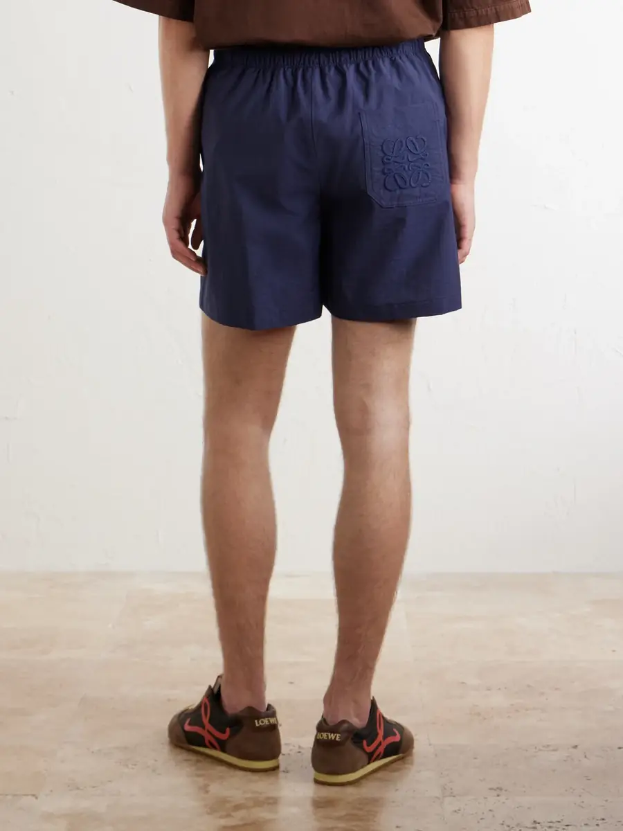 Loewe Paula's Ibiza Straight-Leg Cotton-Blend Shorts - Men | Thumbnail 4 Loewe Paula's Ibiza Straight-Leg Cotton-Blend Shorts - Men | Thumbnail 4