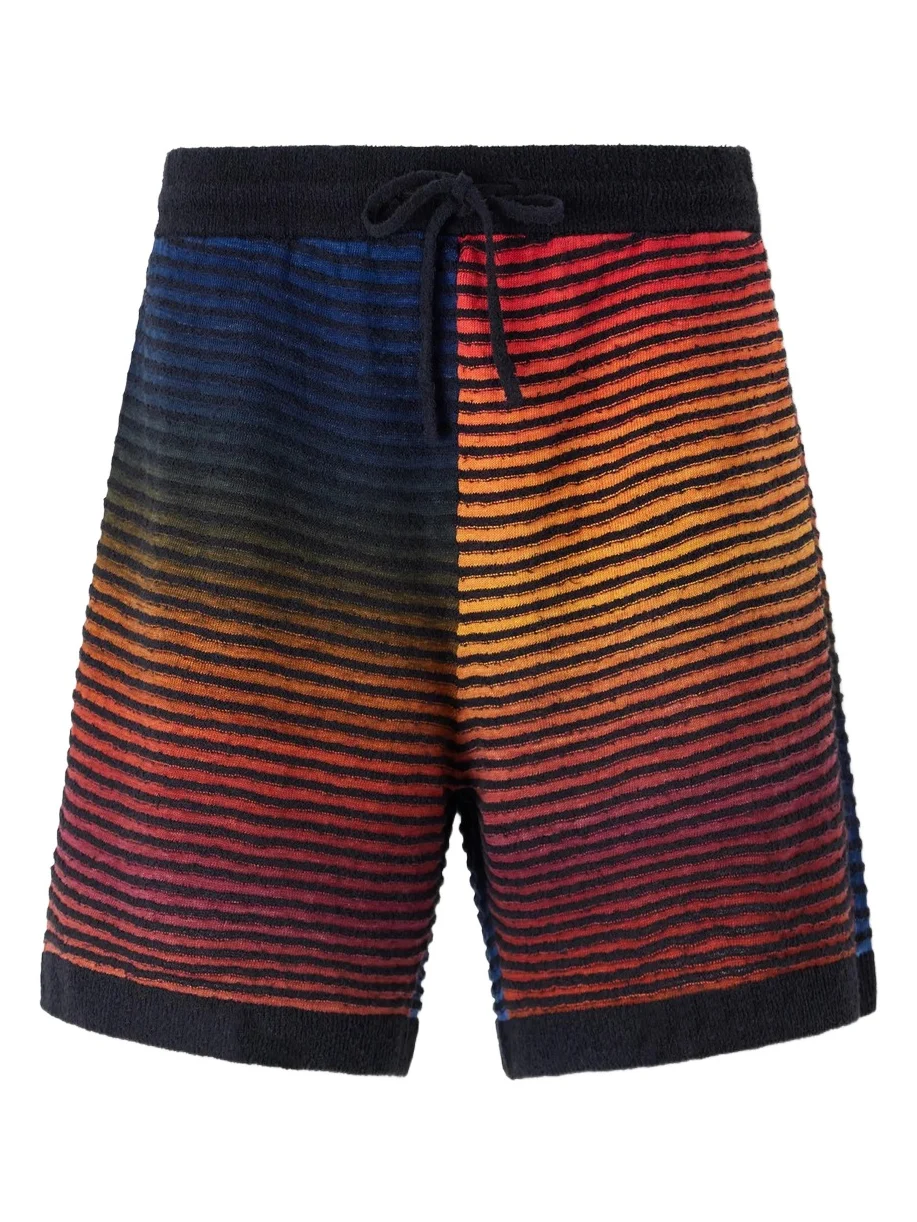 Paula's Ibiza Straight-Leg Striped Cotton-Blend Shorts - Men Paula's Ibiza Straight-Leg Striped Cotton-Blend Shorts - Men