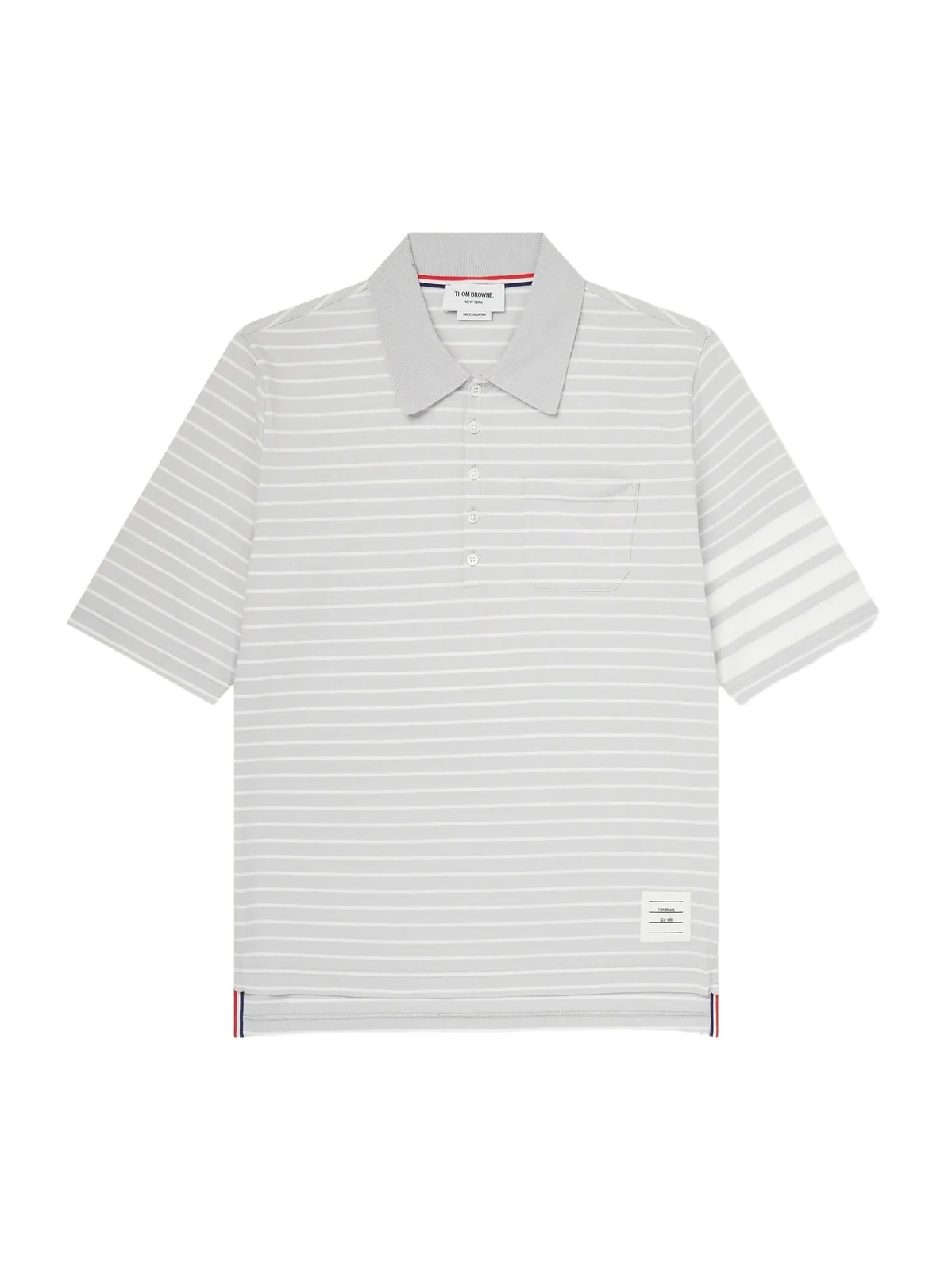 Striped Cotton-Jersey Polo Shirt - Men Striped Cotton-Jersey Polo Shirt - Men