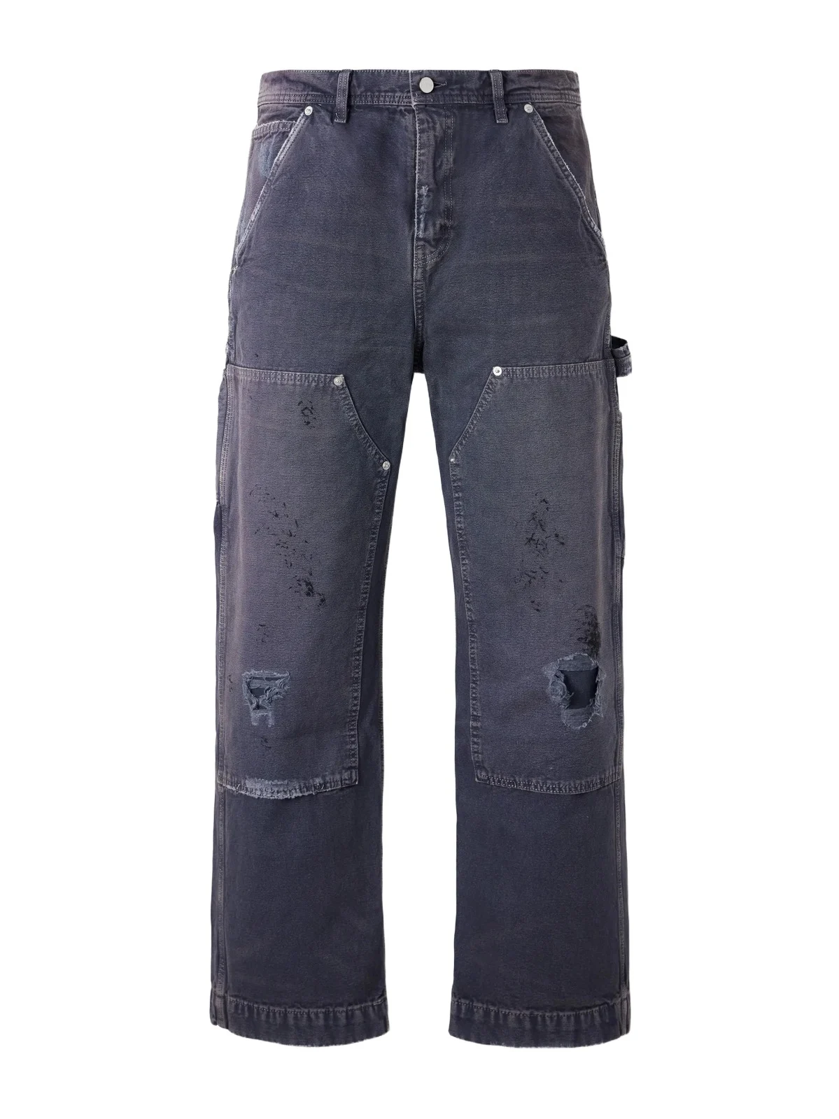 Straight-Leg Distressed Jeans - Men Straight-Leg Distressed Jeans - Men